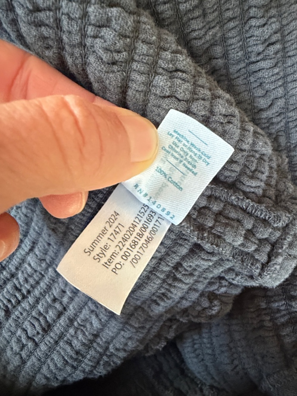 Marine Layer smocked crop top size M - Picture 4 of 4